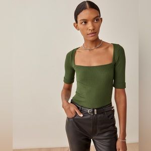 Reformation Leanne Knit Top